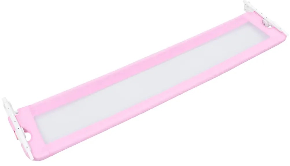 Barra de segurança p/ cama infantil 180x42cm poliéster rosa