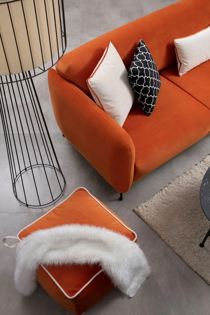 Sofá-Cama de Canto Sevilla – Laranja – 270 x 170 cm