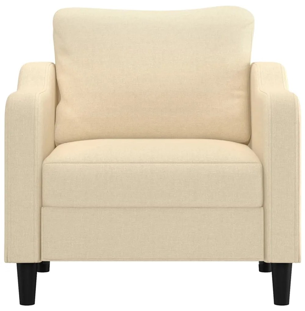 Poltrona 60 cm tecido cor creme