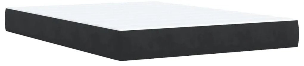 Cama com Molas/Colchão e Luzes Led - 140x190 cm - Couro Artificial Pre
