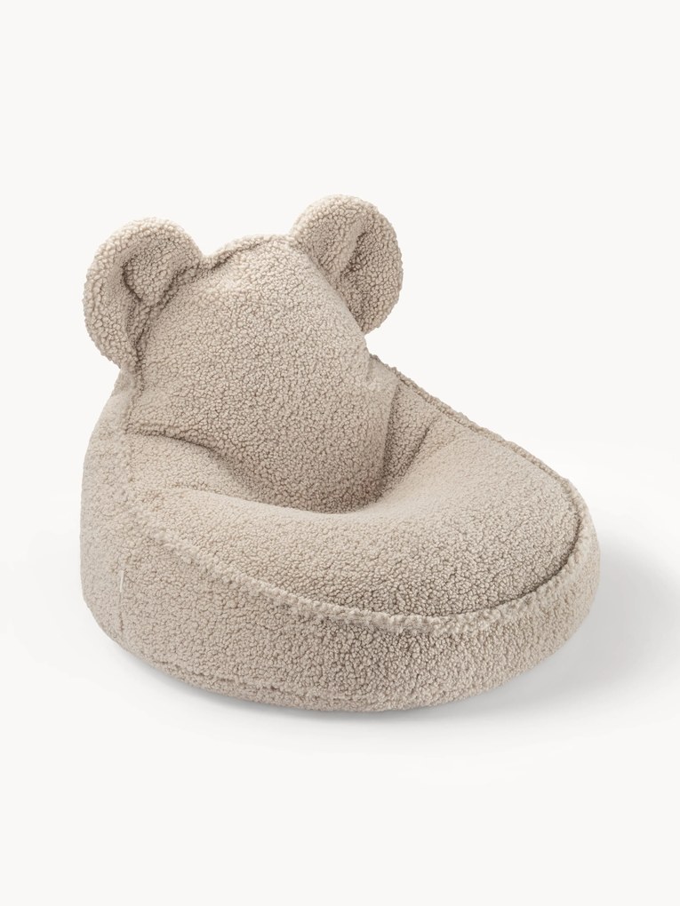 Pufe em teddy para crianças Bear