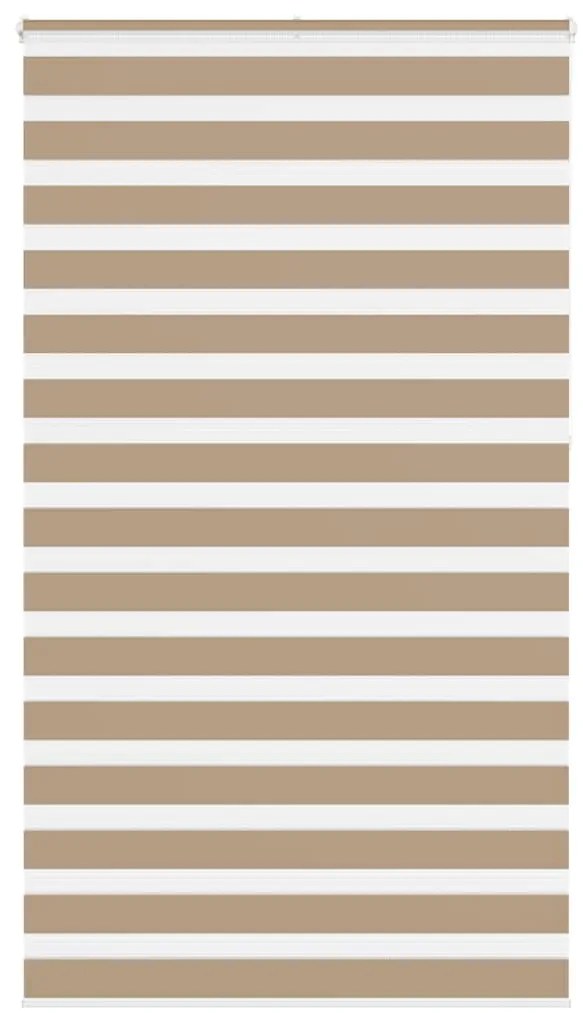 vidaXL Cortina de zebra 120x230 cm largura do tecido 115,9cm poliéster