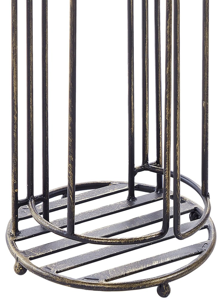 Suporte para papel higiénico em metal preto TEMUCO Beliani