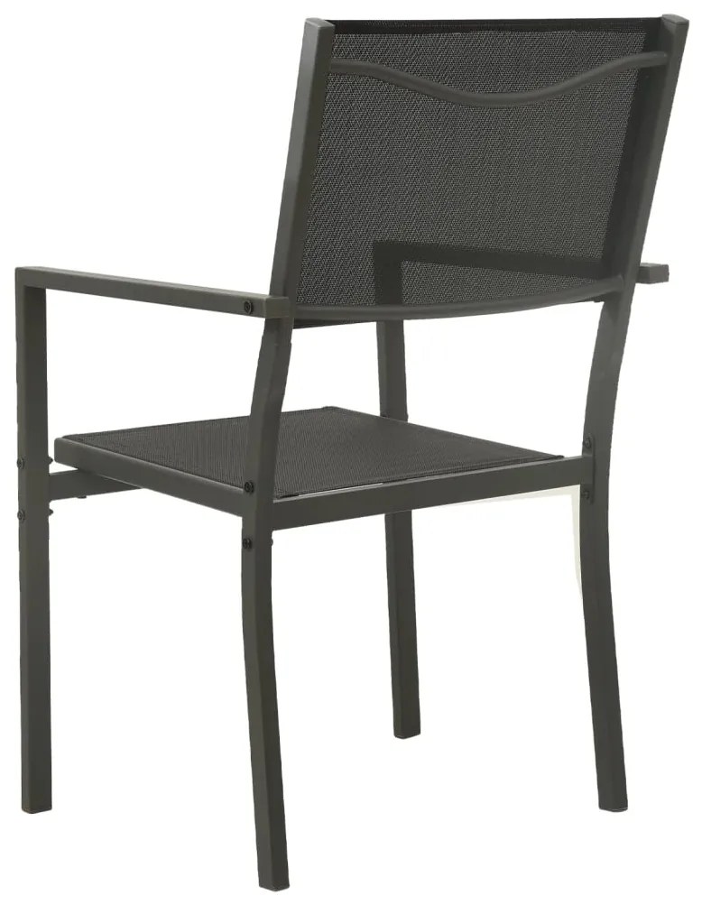 9 pcs conjunto de jantar para exterior aço