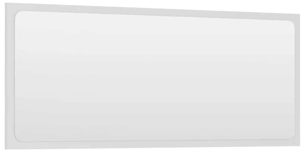 2 pcs conjunto de móveis de casa de banho contraplacado branco