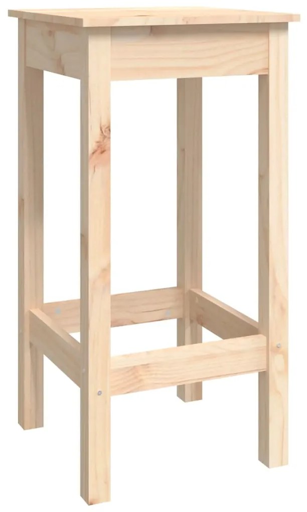 7 pcs conjunto de bar pinho maciço