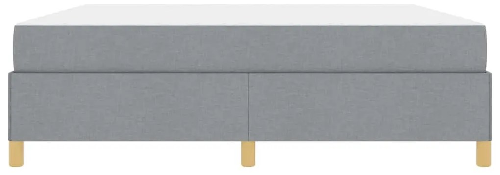 Cama Box Outros Cinza claro e Branco 180 x 200 cm tecido