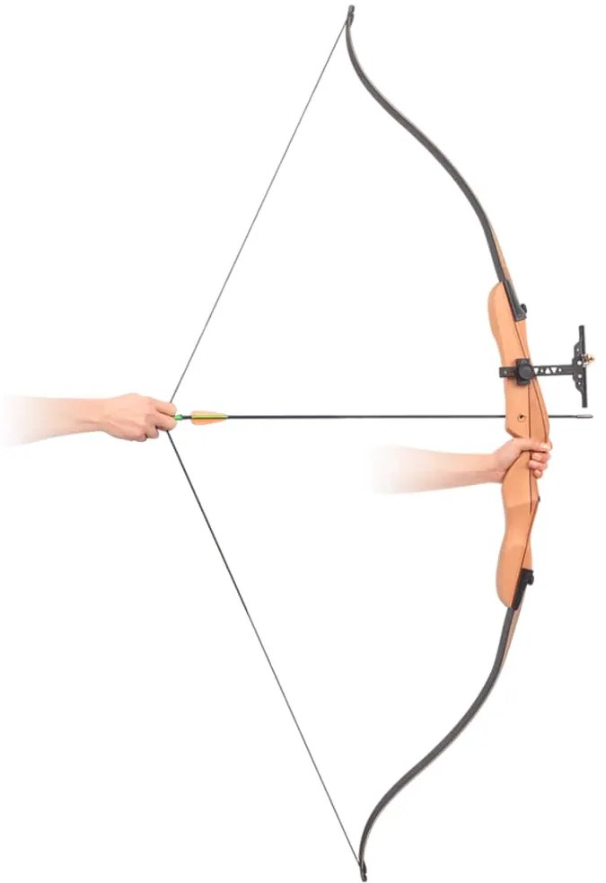 Arco recurvo para adulto 173 cm 13,60 Kg