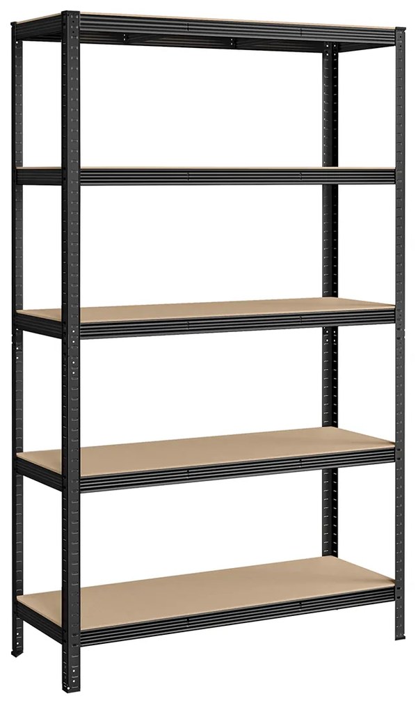 Estante metálica de 5 prateleiras para armazenamento | SONGMICS | 60 x 120 x 200 cm | preto | GLR060B01.