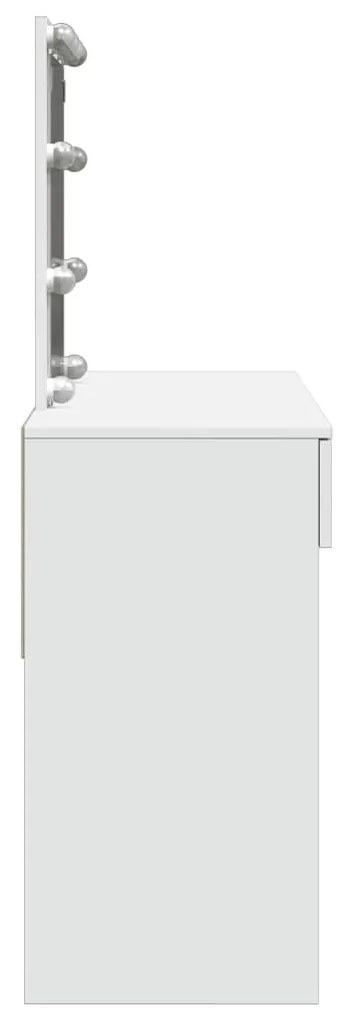 Toucador com LEDs 100x40x130 cm branco