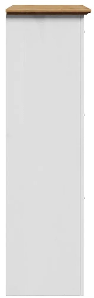 Sapateira BODO 80x35x118 cm branco e castanho
