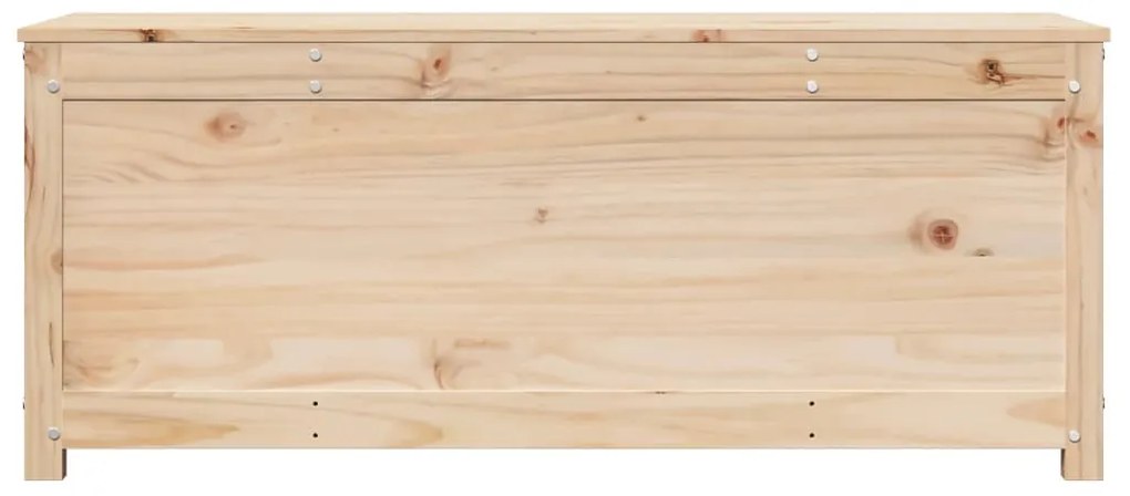Caixa de arrumação 110x50x45,5 cm madeira de pinho maciça