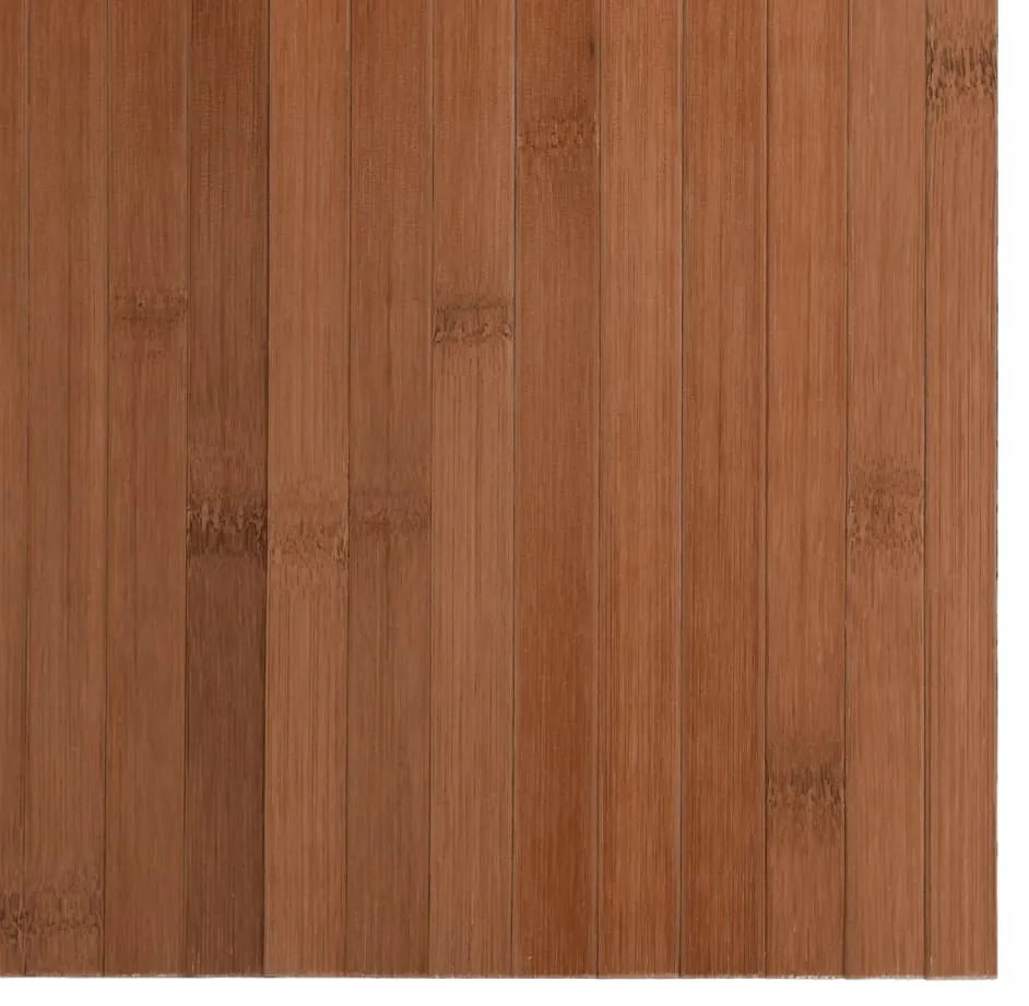 Tapete retangular 70x100 cm bambu castanho