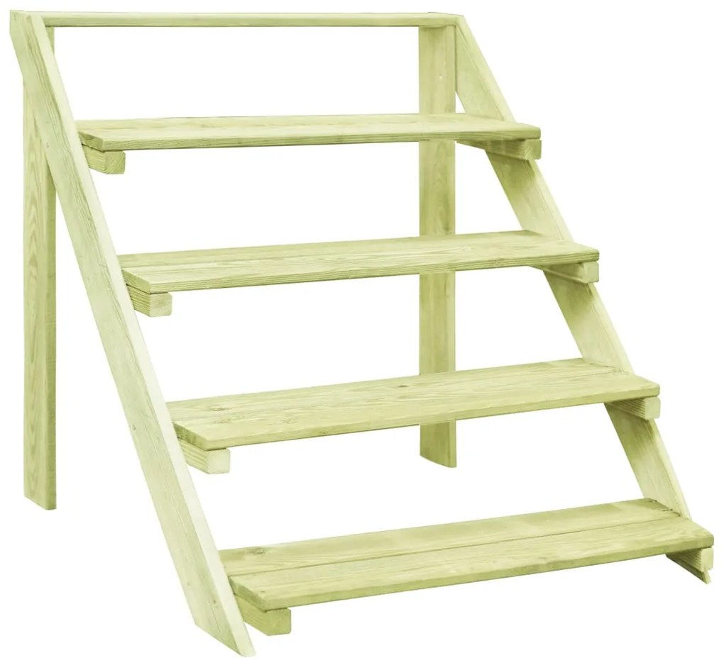 49104 vidaXL Suporte para plantas 80x80x80 cm madeira de pinho impregnada