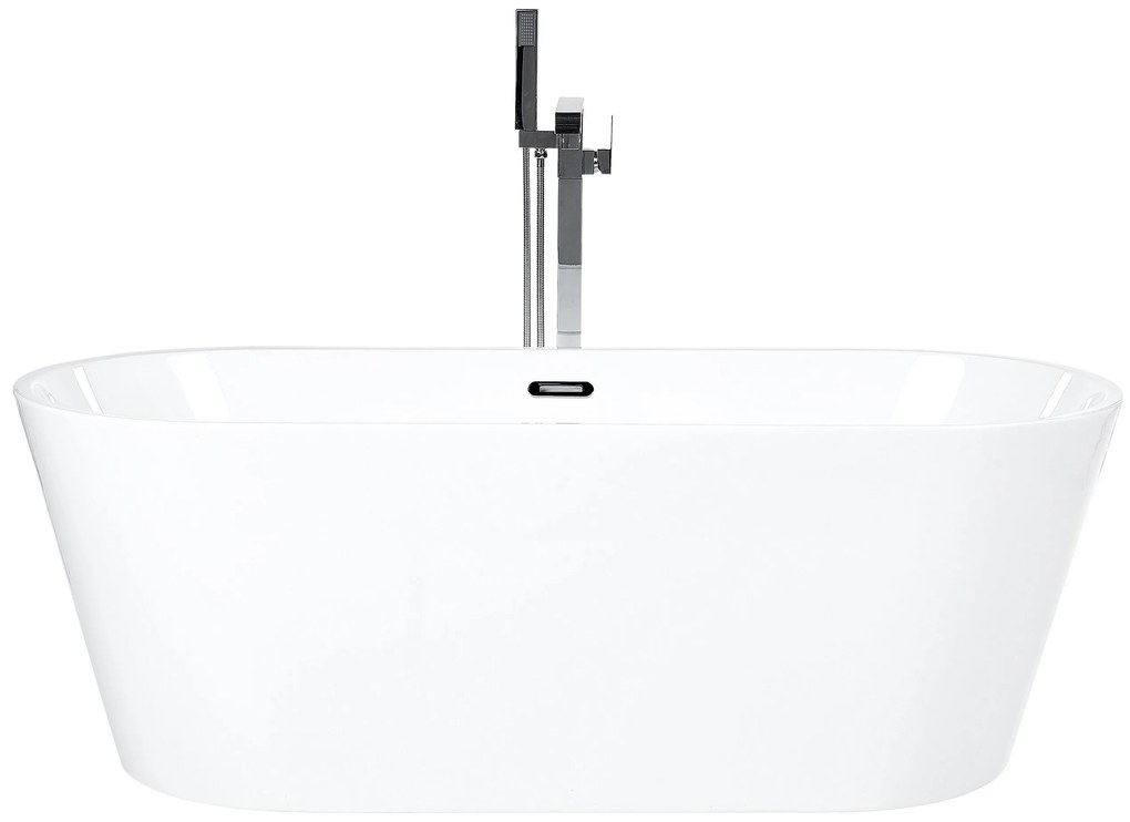 Banheira autónoma em acrílico branco 170 x 72 cm HAVANA Beliani