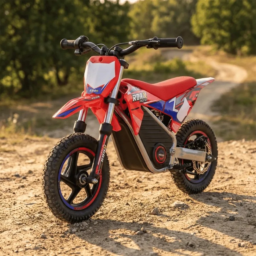 Mini moto elétrica para crianças Minicross electrica 250W 12/12"  Warrior MX-E250 Vermelha