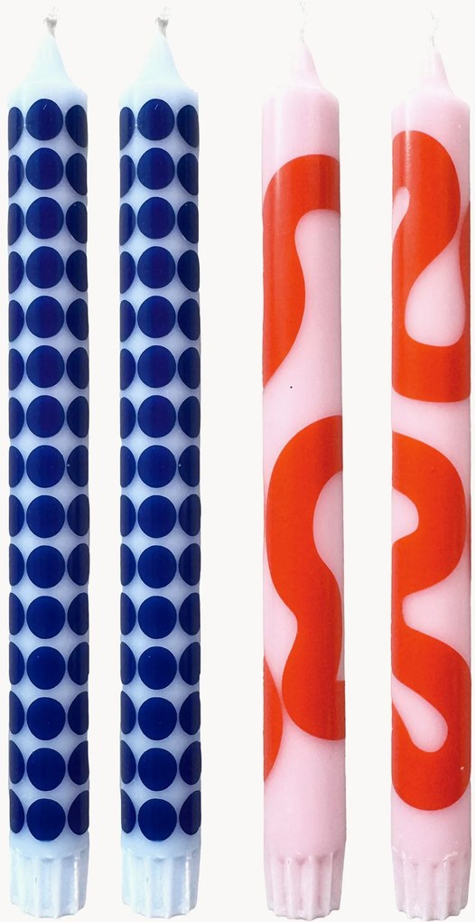 Velas de jantar New Ones, conjunto de 4