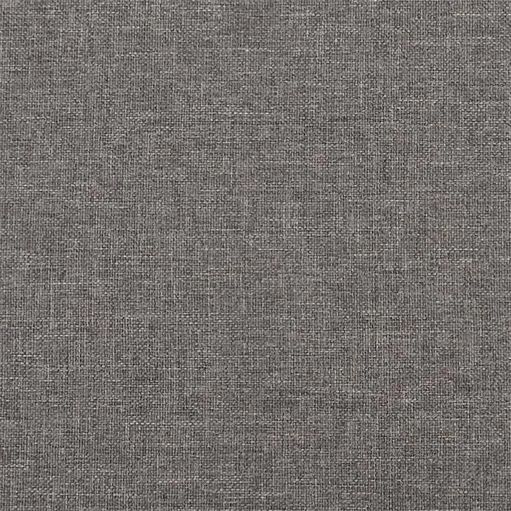 Banco 70x35x41 cm tecido cinzento-escuro