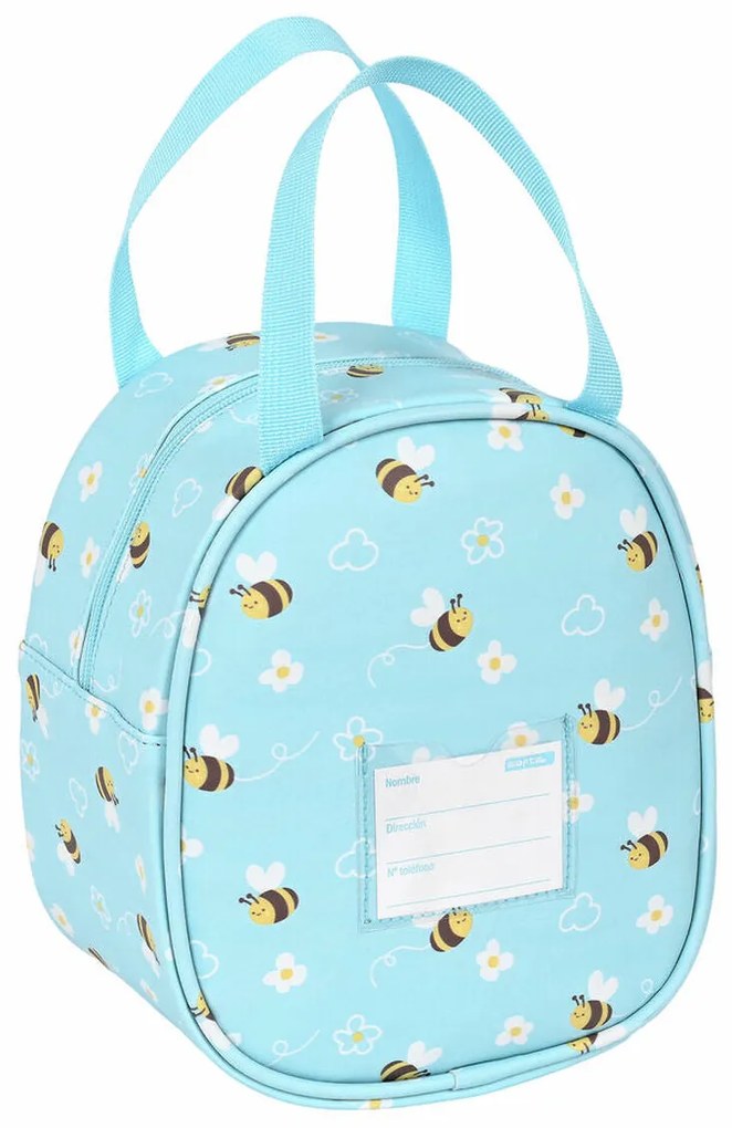 Porta-merendas Térmico Safta Abeja Azul Claro (19 x 22 x 14 cm)