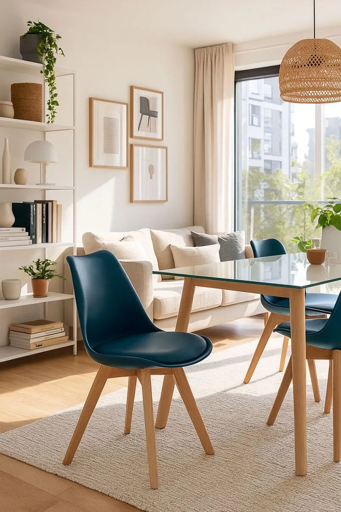 Cadeira Synk Basic - Azul Petróleo