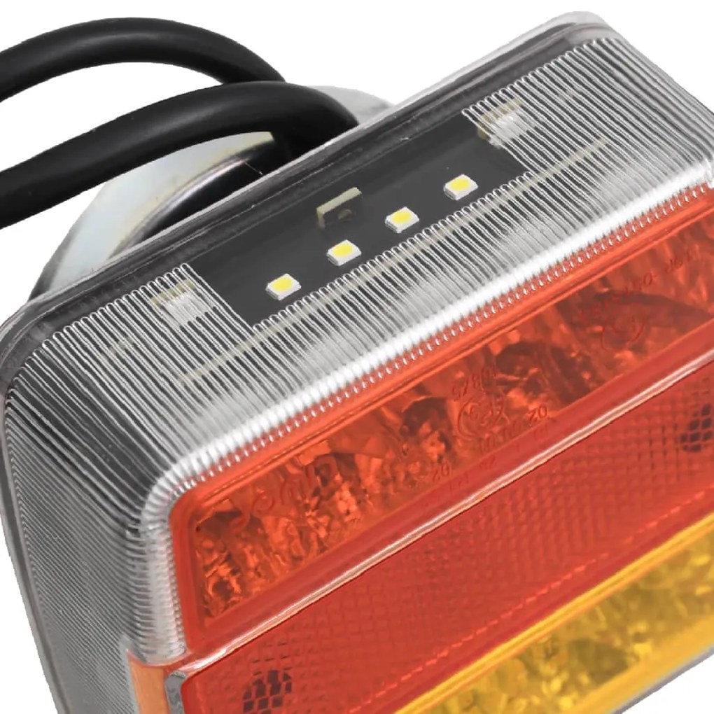 Farolins de reboque 2 pcs lâmpada LED 12V vermelho