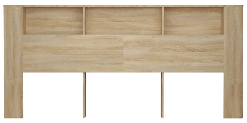 Armário de cabeceira 220x18,5x104,5 cm carvalho sonoma