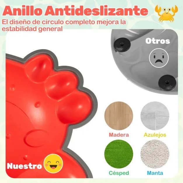 Conjunto de 9 pedras antiderrapantes para pisar Brinquedos sensoriais de equilíbrio para coordenação motora para interior e exterior 3+ anos Multicolo