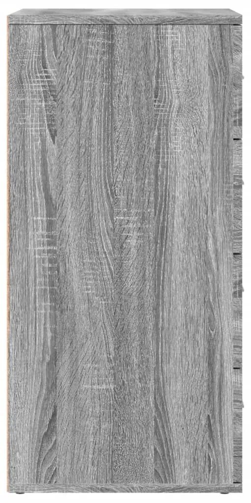 Aparadores 2 pcs 60x39x80 cm derivados madeira cinzento sonoma