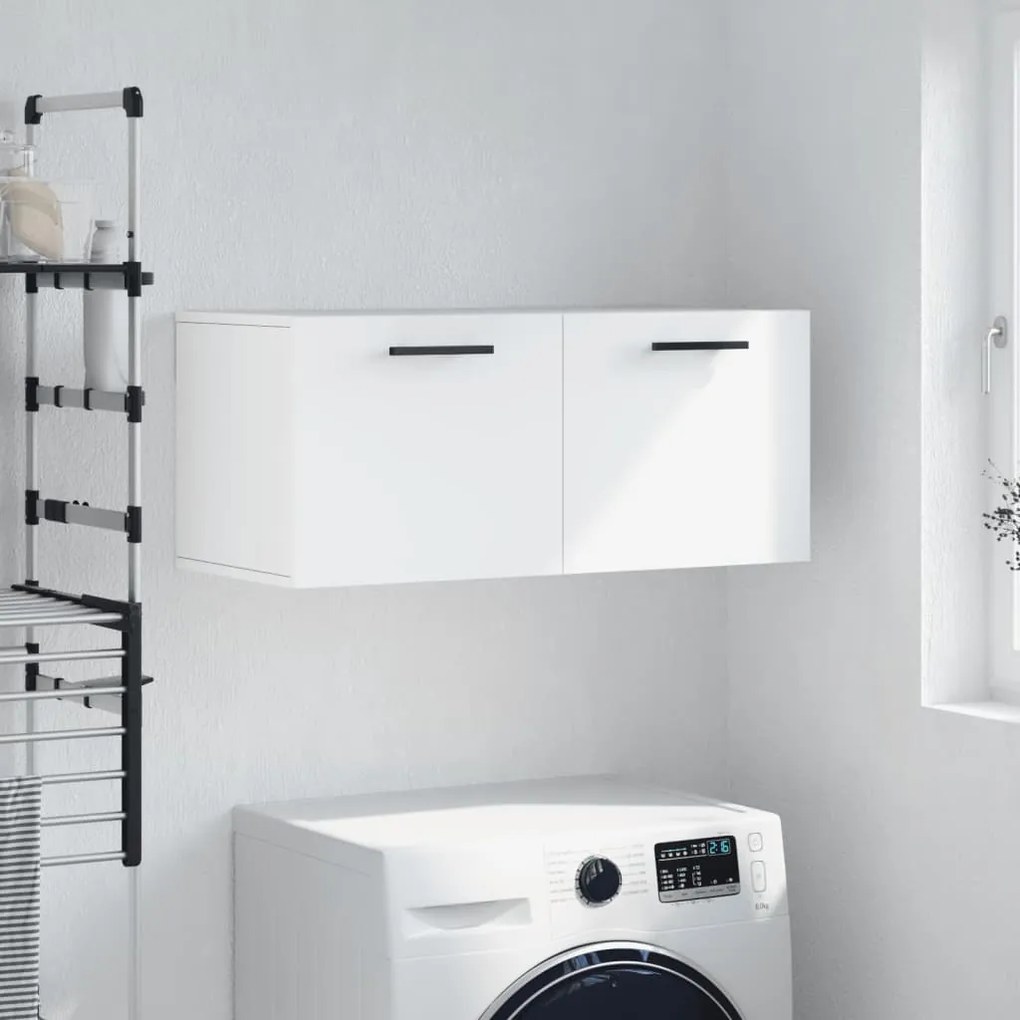 830100 vidaXL Armário de parede 80x36,5x35 cm derivados de madeira branco