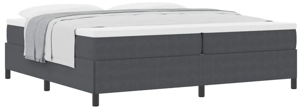 Estrutura de Cama vidaXL Cinza Escuro 200x200 cm Tecido Cotelê