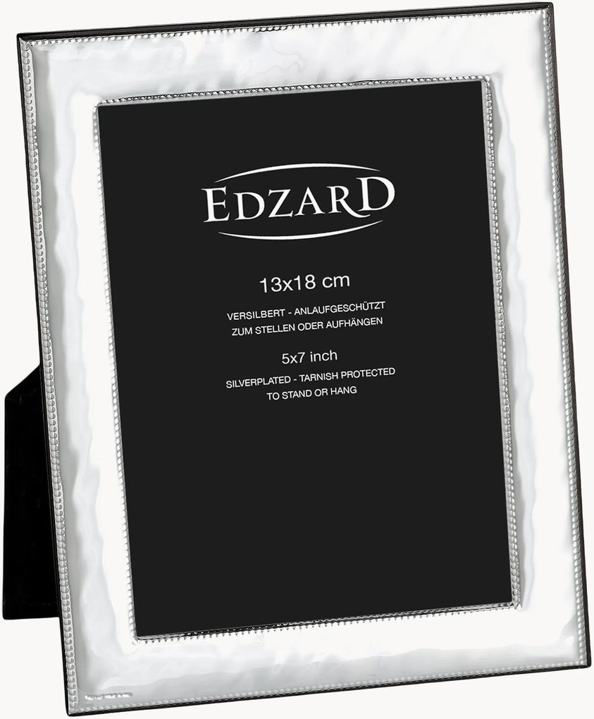 Moldura para fotos banhada a prata Montella