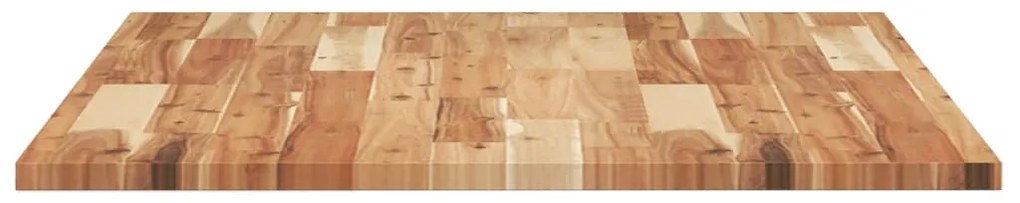 Tampo de secretária 80x70x2 cm acácia maciça acabamento a óleo