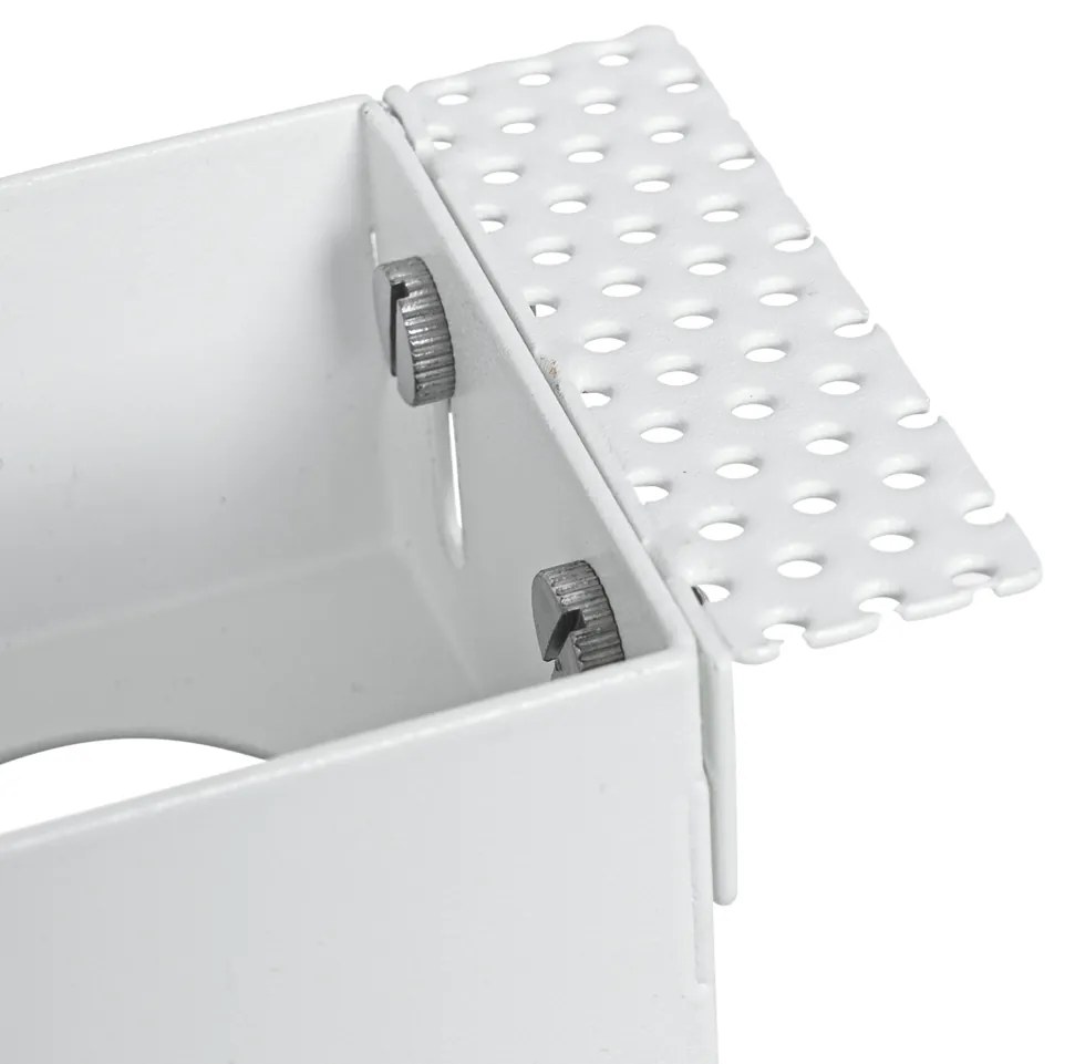 Conjunto de 6 Spots Embutidos Brancos GU10 50mm 2 Luzes Sem Moldura - Oneon