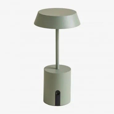 Lâmpada De Mesa Led Sem Fio Uliana Celadon Mousse - Sklum