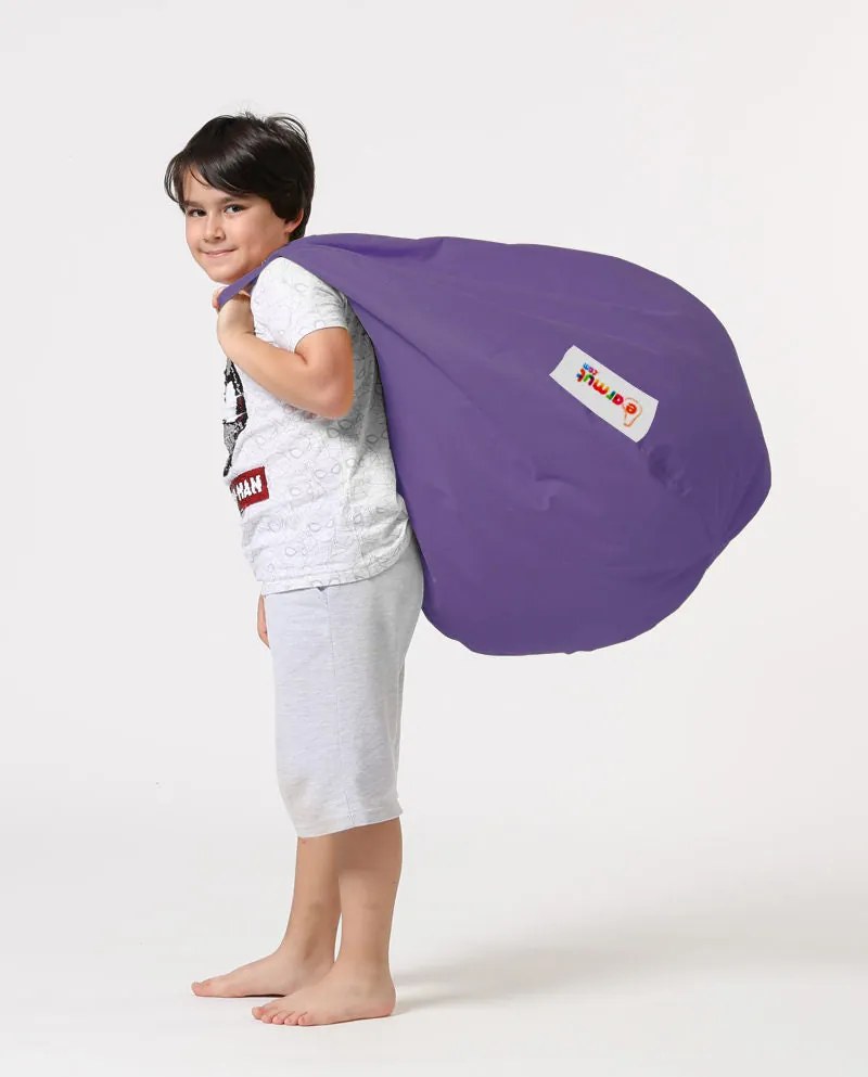 Puff de Jardim Premium Kids – Roxo – 60x60x25 cm | Tribo Home