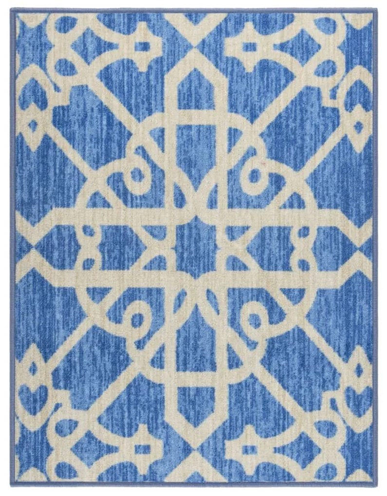 vidaXL Tapete/passadeira 80x100 cm azul