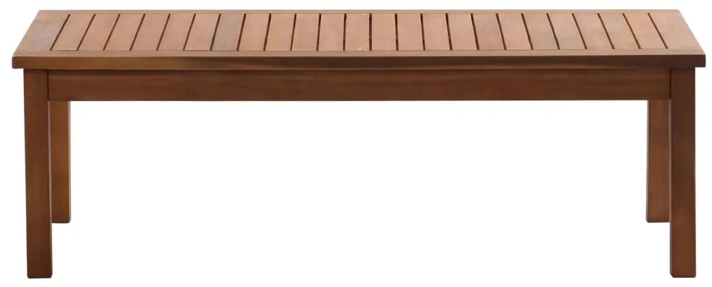 Conjunto lounge de jardim 4 pcs madeira de acácia maciça