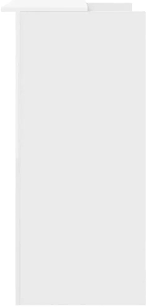 Balcão de recepção 100x50x103,5 cm derivados de madeira branco