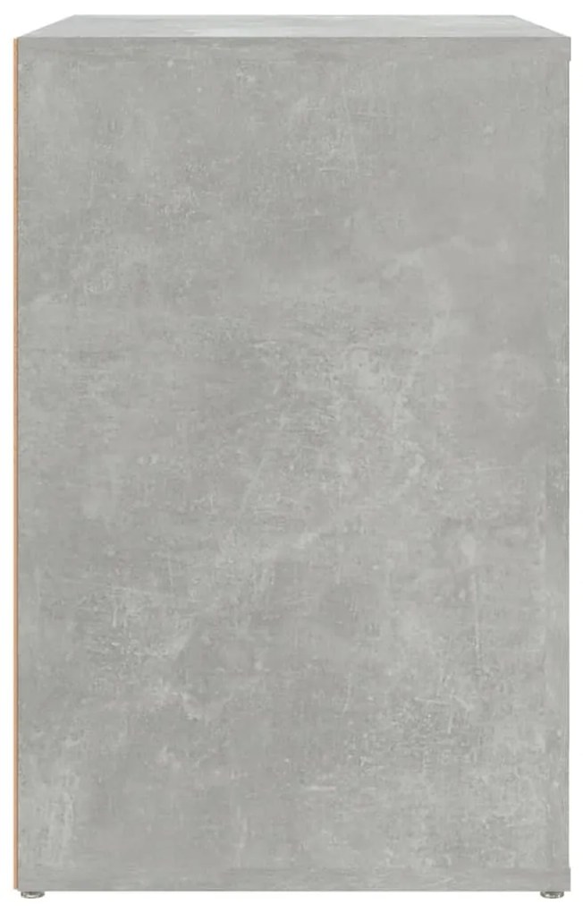 Sapateira 130x35x54 cm derivados de madeira cinzento cimento