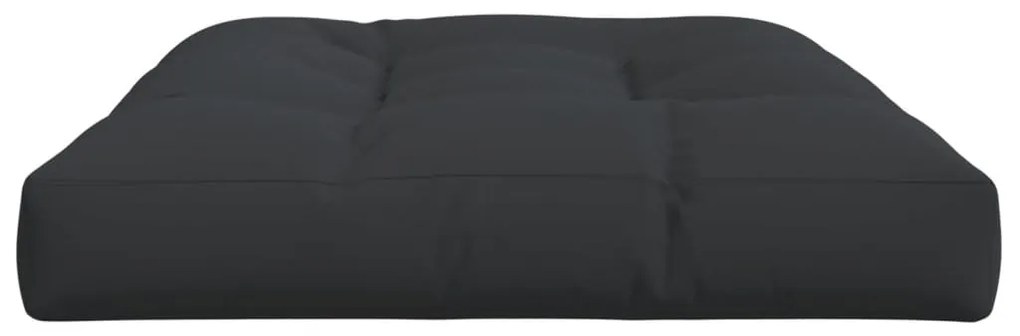 Almofadão para sofá de paletes 120x80x12 cm tecido preto