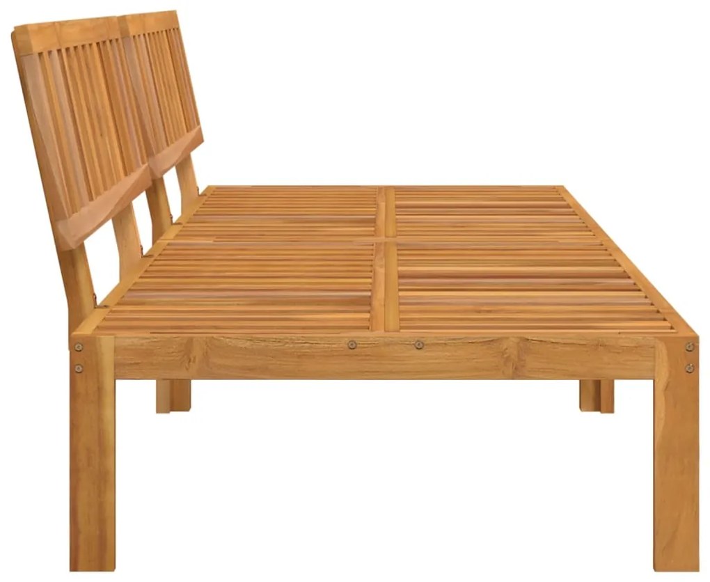 Sofá de centro paletes 2 pcs p/ jardim madeira de acácia maciça