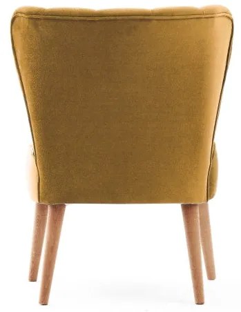 Cadeira de Orelhas Layla – Dourado – 65 cm x 80 cm x 65 cm