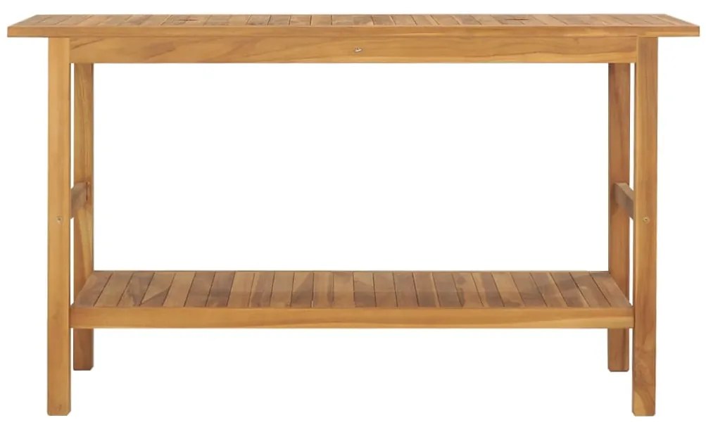 Móvel de casa de banho madeira de teca maciça 132x45x75 cm