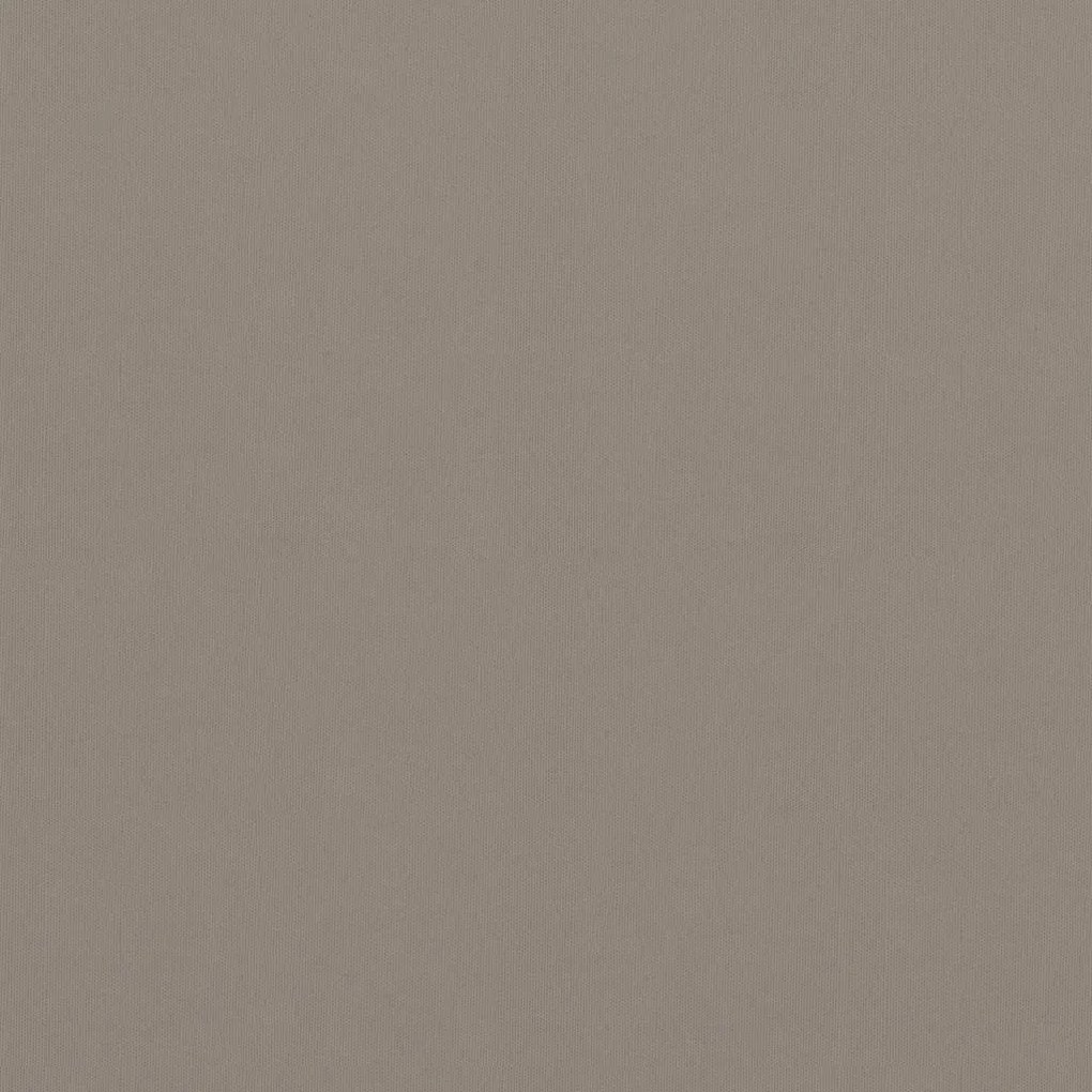 Tela de varanda 75x600 cm tecido Oxford cinzento-acastanhado