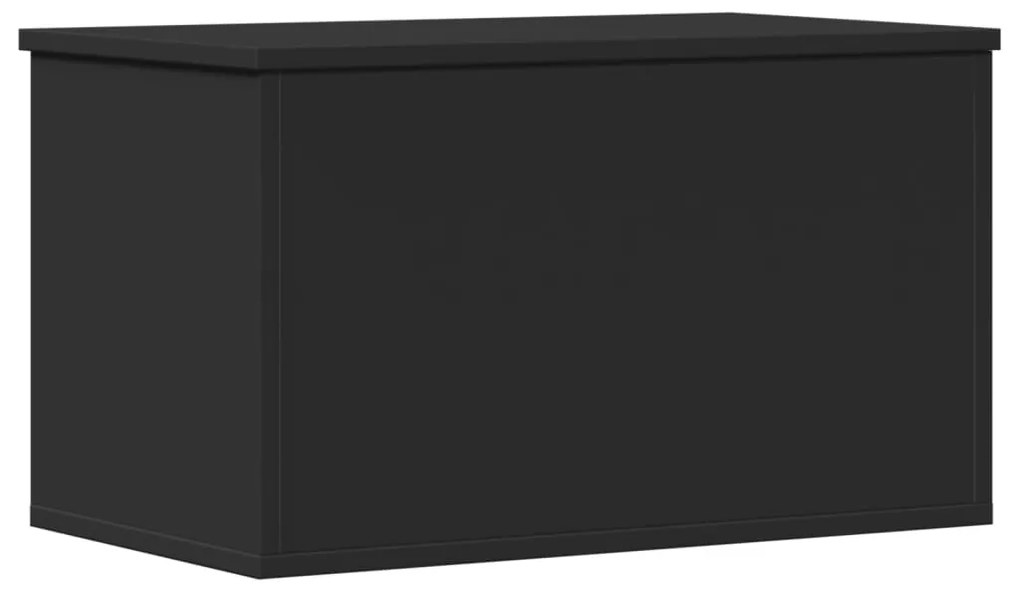 Caixa de arrumação 60x35x35 cm derivados de madeira preto