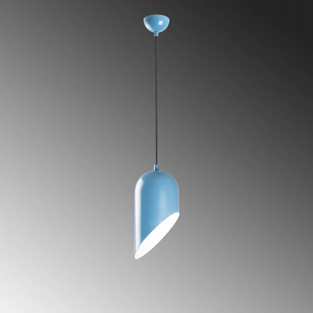 Candeeiro Kesik – Azul Claro – Ø14 h:25 cm
