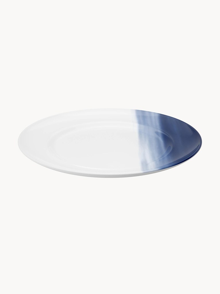 Prato de pequeno-almoço em porcelana Koppel, conjunto de 4