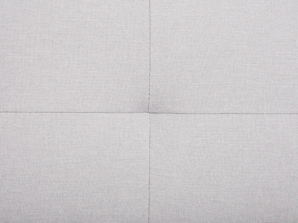 Sofá de canto 4 lugares em tecido cinzento claro à esquerda ALSTEN Beliani