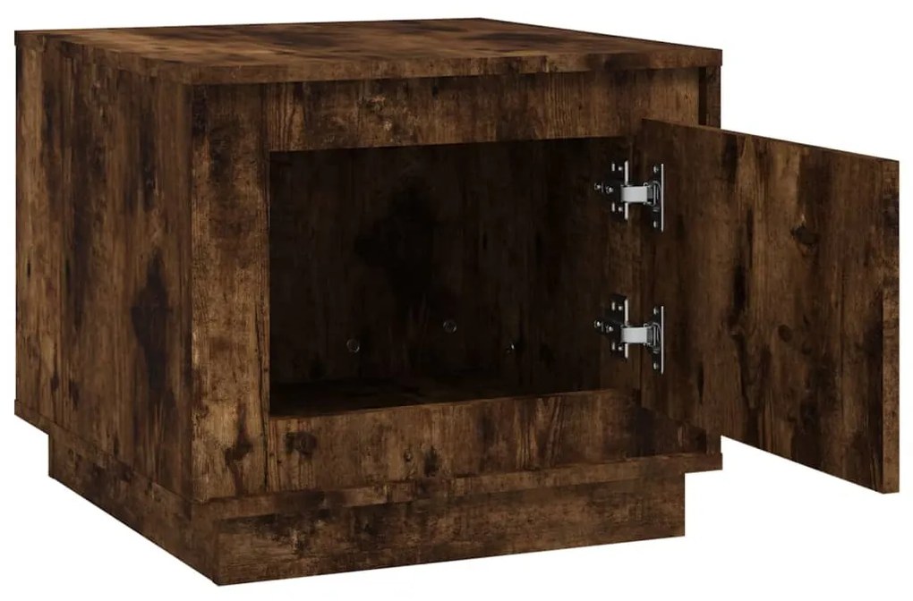 Mesa de centro 51x50x44 cm derivados madeira carvalho fumado