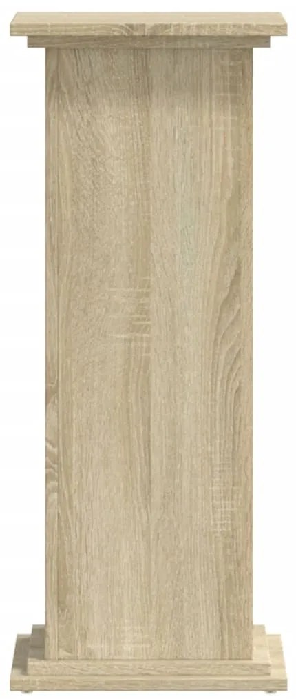 Suporte p/plantas 33x33x80 cm derivados madeira carvalho sonoma
